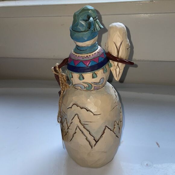 New in box Jim Shore 2013 Have A Hoot This Winter Snowman with Owl Figurine - Picture 4 of 6